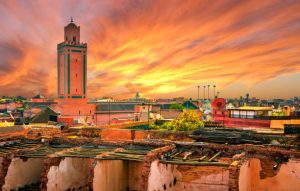 Marrakech is in the heart of Morocco